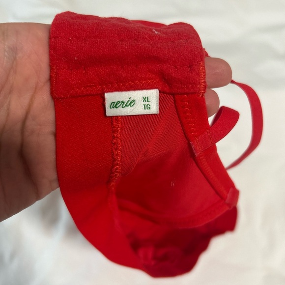 Red leopard print bralette - Picture 4 of 4